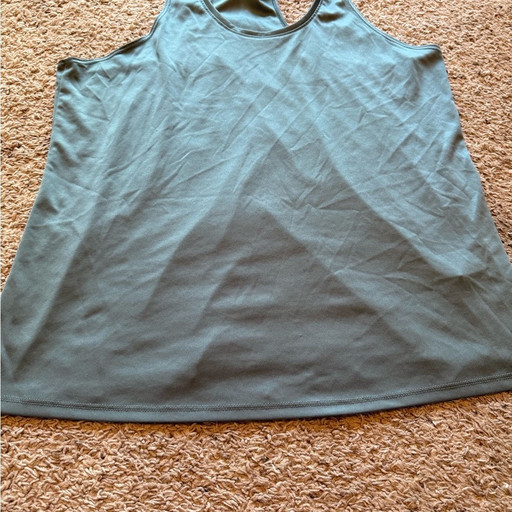 Athletic Works Women's Tank Top in Olive
